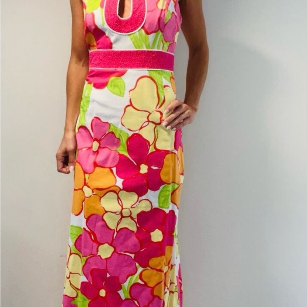 🦄🦄🦄 HTF lilly Pulitzer Lorna Maxi NWT, 12